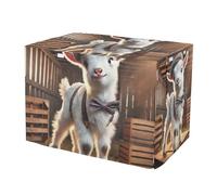 RPLIFE Cool Sheep - Funda para jaula de perro con diseño de animales, S-XL, resistente al viento, con ventanas de malla, reduce los ladridos, talla XL