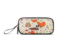 RPLIFE Cute Animals - Estuche para lápices, diseño de zorro, color beige