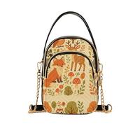 RPLIFE Cute Animals Whimsical - Bolso cruzado con cadena para mujer