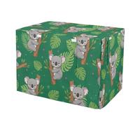 RPLIFE Cute Koalas - Funda para jaula de mascotas con lados enrollables, resistente a los rayos UV, ajuste universal, tamaño pequeño