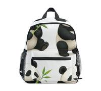 RPLIFE Cute Pandas - Mochila para niña pequeña con etiqueta de nombre, mochila de viaje para niños pequeños, Lindos pandas., 3-5 Years, Lindas mochilas