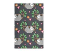 RPLIFE Cute Sloths - Paños de cocina grises para secar platos, 28 x 18 pulgadas, bonitos paños de cocina a granel, 28 x 18 pulgadas x 6 pulgadas