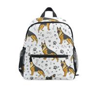 RPLIFE Dog Paw Bones - Mochila infantil para niñas y niños, Huesos de pata de perro, Small, Mochilas con estampado de fútbol