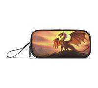 RPLIFE Dragon Hill - Estuche para lápices, estuche con cremallera, estuche grande