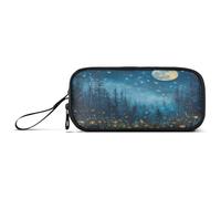 RPLIFE Estuche para lápices, estuches grandes, estuche para útiles escolares, Luciérnagas luz de luna, Talla única, Estilo artístico