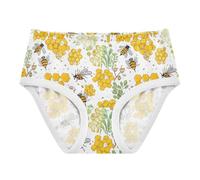 RPLIFE Honeycombs Bees Bright - Calzoncillos para niñas pequeñas, ropa interior de algodón para niñas, 2-8 años, Honeycombs Bees Bright, 24 meses