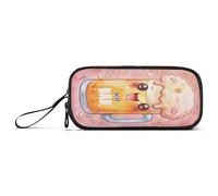 RPLIFE Jarra de cerveza con estuche de lápices pastel, estuche de gran capacidad, bolsas de lona para lápices