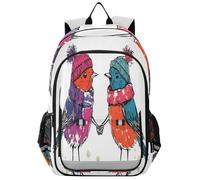 RPLIFE Lindo ciervo blanco mochila infantil mochila infantil mochila de pecho mochila de viaje para niños y niños, Lindo personaje de dibujos animados 1, Rozmiar uniwersalny