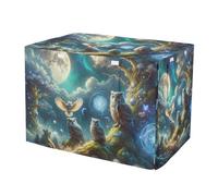 RPLIFE Magical Owls - Funda para jaula de perro, resistente a los rayos UV, S-XL, resistente al agua, para entrenamiento de cachorros, XL