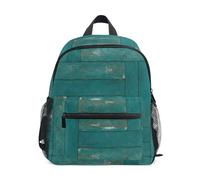 RPLIFE Mochila verde azulado para niños pequeños, mini bolsa de viaje con etiqueta de nombre, mochilas para niños pequeños, Verde azulado, 3-5 Years, Lindas mochilas