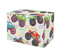 RPLIFE Monster Truck - Fundas para jaula de perro, lavables, S-XL, resistente al viento, tamaño mediano