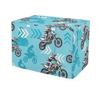 RPLIFE Motocross Riders - Fundas azules para jaula de perro, S-XL, resistentes al agua, con aberturas, reduce los ladridos, tamaño pequeño