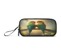 RPLIFE Parrot Tropical Love Birds - Estuche básico para lápices, estuche grande y lindo para niñas