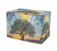 RPLIFE Starry Night Beautiful Tree - Funda para jaula de perro, resistente al viento, S-XL, transpirable, para entrenamiento de cachorros, talla XL