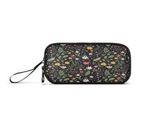RPLIFE Whimsical Wildflowers - Estuche grande para lápices, estuche de viaje para lápices