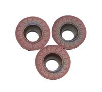 RPMT1204MOE JS VP15TF 50pcs Insertos de carburo RPMT1204 Cuchilla de fresado CNC Herramienta de corte de tornillo de metal de torno mecánico