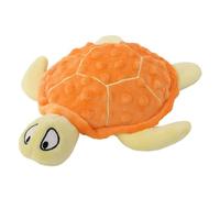 Rproonay Plush Sea Turtle Dog Toy, Sound Chew Pet Squeaky Toys, Squeaky Dog Chewing Toy, Sea Turtle Dog Toy, Interactive Chew Sea Turtle Toy, Easy To Use, Portable for Playing Dog