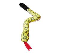 Rproonay Squeaky Snake Dog Toy, Soft and Plush Chew Toy, Cute Chewing Toy with Bite Resistant, Interactive Snake Dog Toy, Snake Chewing Dog Toy, Easy To Use, Portable For Playing Dog