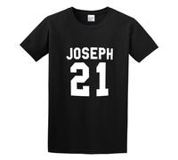 RPS Black Slogan: Joseph 2 Unisex 100% Cotton Short-Sleeve T-Shirts Black S