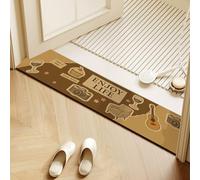 RPXHZLKTM Almohadillas de baño de Barro de Alga, Alfombra de baño de Tierra de diatomeas Multicolor en Varios tamaños(E,10x80cm)