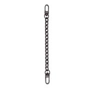 RPXHZLKTM Cadena metálica dorada para bolso, Metal Luggage Extension Chain Strap Multicolor 20x1.2cm(Black)
