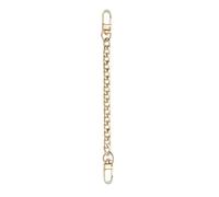 RPXHZLKTM Cadena metálica dorada para bolso, Metal Luggage Extension Chain Strap Multicolor 20x1.2cm(Light Gold)