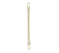 RPXHZLKTM Cadena metálica dorada para bolso, Metal Luggage Extension Chain Strap Multicolor 20x1.2cm(Gold)