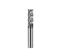 RPXHZLKTM Fresa Espiral de un Solo Canal, Fresa de carburo HRC70 A39 for aleación Titanio, 4 Ranuras, Revestimiento Plano, Fresa Extremo Acero tungsteno, 50-150 mm for(6.0x30x6x100)