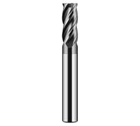 RPXHZLKTM Fresa Espiral de un Solo Canal, Fresa de Extremo Radio Esquina carburo R Punta Redondeada CNC Acero tungsteno R1 R2 R0.5 Herramienta fresado for mecanizado Superficies Metal(8R1X8DX75L)