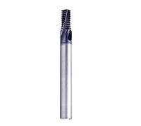 RPXHZLKTM Fresa Espiral de un Solo Canal, Fresas de Rosca Completa carburo sólido for máquina CNC, Fresas M3/M24(M24X1.5XD16X90L)