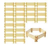 RQcMid 80 piezas de valla en miniatura para niños, escenas de granja de bricolaje, juguetes creativos, juguetes educativos para niños a partir de 3 años, interacción entre padres e hijos, panel de