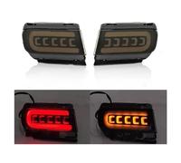 RQHTHTR Luces Traseras Para Toyota Para Land Para Cruiser Para Prado 150 LC150 FJ150 GRJ150 2010-2020 Luz Trasera Coche Luz Señal Giro Freno Reflector Parachoques Trasero LED(Smoke B)