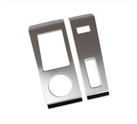 RQING Cubierta de panel de cambios para consola delantera interior de Mitsubishi New Outlander 2022 2023 PHEV (plateado)