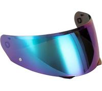 RQLCS Visera de Casco Moto para HJC-33 i90, Visera Antivaho Casco de Moto Resistente Al Viento Cara Completa Protección UV Accesorios,Normal-A Colorful Green