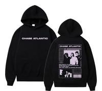 RQLNBOBZ Álbum de Gira Chase Atlantic Lost para Hombres y Mujeres Ropa Otoño Invierno Mangas largas Sudaderas Polares Moda Harajuku