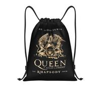 RQLNBOBZ Bolsas con cordón con la corona de Freddie Mercury para compras yoga mochilas para mujeres hombres rock deportes gimnasio