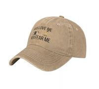 RQLNBOBZ Gorra de béisbol Los Perros me aman, los Hombres me temen Nuevo en The Sunhat para Hombres y Mujeres