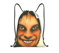 RQLNBOBZ Mochila con cordón ajustable Mochila con cordón Aphex Twin para mujer y hombre deportiva para gimnasio plegable para artistas de música electrónica británica bolsa de compras