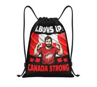 RQLNBOBZ Mochila con cordón ajustable Mochila con cordón resistente Elbows Up Canada ligera para gimnasio deportes y yoga.