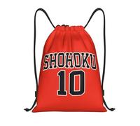 RQLNBOBZ Mochila con cordón ajustable Mochila de baloncesto con cordón de dibujos animados de Shohoku Slam Dunk mochila de gimnasio bolsas de cuerda para hacer ejercicio