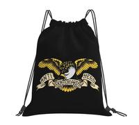RQLNBOBZ Mochilas de patinetas antihéroes bolsas portátiles con cordón paquete con cordón bolsillo para zapatos mochila para estudiantes que viajan