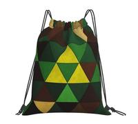 RQLNBOBZ Mochilas Triforce Quest modernas y portátiles con cordón ajustable para deportes libros escuela para hombre y mujer.