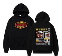 RQLNBOBZ Sudadera con Capucha de algodón Puro de Gran tamaño para Hombre y Mujer del álbum Asuntos de la Banda Morat Otoño Invierno Retro Hip Hop