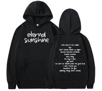 RQLNBOBZ Sudadera con Capucha de Ariana Grande álbum Eternal Sunshine para Hombre de Manga Larga Unisex Informal Ropa de Calle