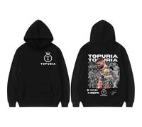 RQLNBOBZ Sudadera con Capucha de El Matador Who Is Ilia Topuria para otoño/Invierno Estilo Harajuku de algodón Informal para Hombre y Mujer