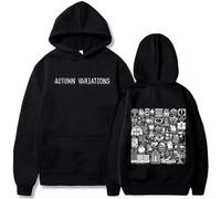 RQLNBOBZ Sudadera con Capucha del álbum Autumn Variations de Ed Sheeran para Mujer y Hombre Sudadera con Capucha Musical chándal para Hombre otoño e Invierno Estampado gráfico de Doble Cara Regular