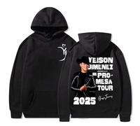 RQLNBOBZ Sudadera con Capucha gráfica de Yeison Jiménez Mi Promesa Tour Otoño/Invierno para Hombre y Mujer de algodón Informal cómoda y a la Moda
