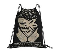 RQLNBOBZ Village Quest - Mochilas Brachydios bolsas portátiles con cordón paquete con cordón bolsillo para zapatos mochila para libros para hombre y mujer escuela.