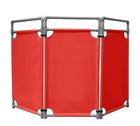 RQLSSSLMXJ Accesorios para el hogar, Barrera de Seguridad expandible para Mayor privacidad - Puerta de Control de tráfico de 3 Paneles - Fácil Montaje - Puerta de precaución Flexible (roja) -
