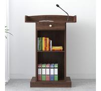 RQLSSSLMXJ Atril de Madera para Iglesias, púlpitos de pie para recepción de Clientes, Escritorio para conferencias, auditorios, seminarios, escuelas, Clases magistrales, Bodas y Ceremonias, c